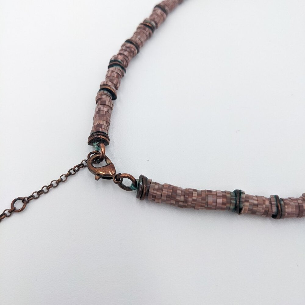 Anthropologie Beaded Boho Statement Fanfare Bib Necklace - Picture 4 of 4